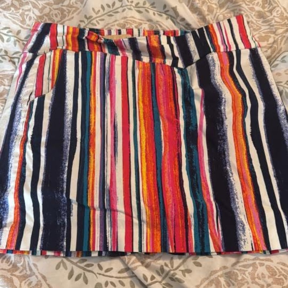 Colorful Striped Women's Skirt